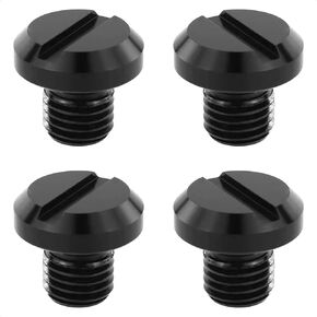 4 Pcs Motorcycle M10x1.25 Mirror Hole Plugs Screw Universal Fit for Yamaha FZ-07 FZ-09 MT-07 MT-09FZ Honda CRF250 CB500F CRF1000L XL700V NC750X BMW G310 Kawasaki Ducati Suzuki(Left and Right)