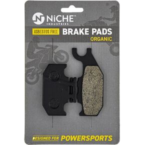 NICHE Organic Brake Pad Set for Yamaha Grizzly 400 450 Kodiak Wolverine Can-Am Maverick Max Front Left Rear 705600350