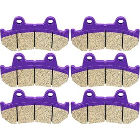 ECCPP Brake Pads Fits for HODNA Goldwing 1200 GL1200 1984-1987 1985 1986, FA69/3 Front and Rear Brake Pads