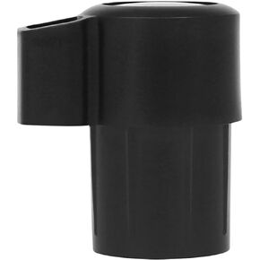 Sax End Plug Alto Saxophone Abs Black Plug Anti-key Bump Cap Replacement for Saxophone End Cap for Saxophone Sax End Cover Bent Neck Black Protector Saxophone End Plug