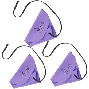 3Pcs Flute Cleaning Cloth for Inside Tube, Clarinet Swab Cloth, A-shaped Design Cleaning Kit Cloth for Piccolo Flute, Sax Saxophone, Musical Instruments