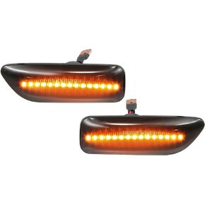 X AUTOHAUX 1 Pair Side Marker Turn Signal Light NO.8658947/8658946 for Volvo V70 2001-2007 for Volvo V70 XC 2.4l 5 Cylinder 2001-2002