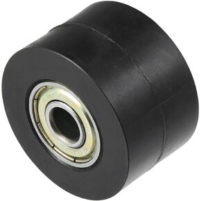 Motoforti 8mm Drive Chain Pulley Roller Slider Tensioner Wheel Guide for Street Bike Motorcycle ATV Black