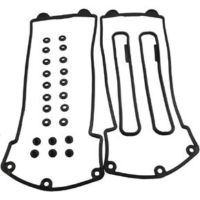 Engine Valve Cover Gasket Set Fit for BMW 540i 740i 740iL X5 Z8 Land Rover Range Rover M62 VS50791R VS50790R VS50507SR VS50507SL 11120034104 11120034105