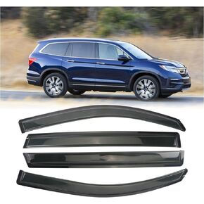 Smoke Sun/Rain Guard Shade Window Deflector Window Visor for 2009 2010 2011 2012 2013 2014 2015 2016 Traverse