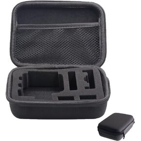 Camera Accessories Bag for Action Camera, Carrying Case Compatible with Gopro, Portable Protective Case for Gopro Hero12 11 10 9 8 7 6 5 4 3 2(Small)