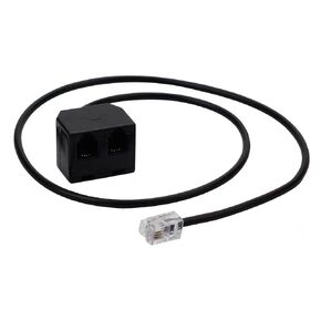 RJ9 Telephone Y Training Splitter Compatible for Headset or Handset for Norstar, Nortel Meridican, Avaya, Ashtra, Mitel, Polycom, Plantronic Ge and Other IP Phone .Headset Buddy Adapter