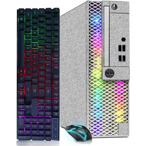 Dell RGB Gaming Desktop Computer, Intel Quad Core I5-6500 up to 3.6GHz, GeForce GT 1030 2G, 32GB DDR4, 1T SSD, RGB Keyboard & Mouse, 600M WiFi & Bluetooth, Win 10 Pro (Renewed)
