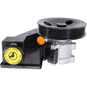 NewYall 4.0L 4.7L Power Steering Pump with Pulley and Reservoir