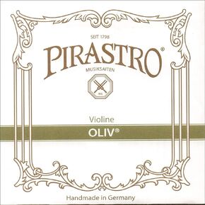 Pirastro Oliv 4/4 Violin Set - Medium Gauge with Ball End E