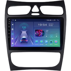 ASURE Car Radio for Benz C209 W209 CLK Klass 2003-2009,9 inch 4Core 2+32GB Car in-Dash Navigation GPS Head Unit with Carplay Android Auto 1280x800 Touchscreen Video Player