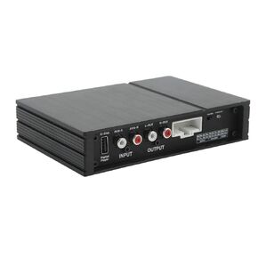 4 Channel Amplifier Car Audio, Car DSP Amplifier 4 Channel RCA Input HD Bluetooth App Control 12V Universal Audio System