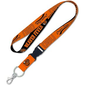 WinCraft Oregon State Beavers Official NCAA 2 Tone Lanyard Key Strap Keychain by 879288