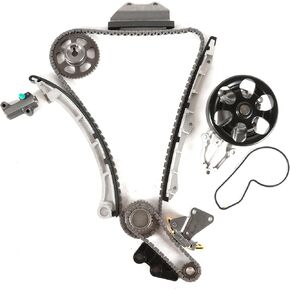 AW6233 TK242 Timing Chain Kit+Water Pump Fits for 2008-2012 Accord EX/EX-L/LX/LX-P/LX-S/SE Engine K24Z2 K24Z3 for 2010-2011 CR-V 2.4L Engine K24Z6 Replace OE TK242 1351620