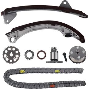 TK951VVT Engine Timing Chain Kit fit for 1998-2002 Chevy Prizm, 2003-2008 Pontiac Vibe,Matrix, 2000-2005 Toyota Celica, MR2 Spyder, 1998-2008 Corolla L4 1.8L