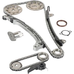 1AZFE 2AZFE ‎1350628020 135060H011 13540-0H010 Engine Timing Chain Kit Fits for Camry 02-09,Corolla 09-10,Highlander 01-07,Matrix 2009,for RAV4 2.0L 2.4L,Solara 2002-2008 L4 2.4L