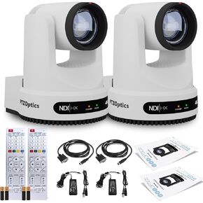 PTZOptics 2 x Move 4K SDI/HDMI/USB/IP PTZ Camera with 20x Optical Zoom (White) (PT20X-4K-WH-G3)