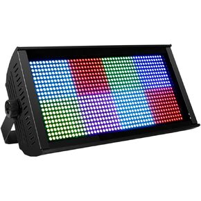 SHEHDS Stage Light Bar Wash Strobe Light LED 200W RGB Marquee (8 Segments) Uplight Bar DMX512 Metal Housing DJ Light Bar for Party Disco Wedding Bar Chrismas KTV Birthday