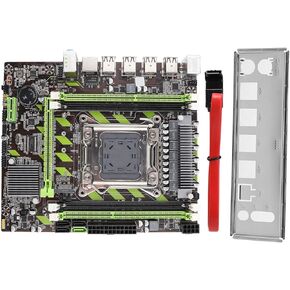 LGA 2011 X79G Motherboard, DDR3 Computer Motherboard for Xeon Series for I7 Series, 6 Channel Audio Chip, RTL8111HN Gigabit Network Card, PCIEx16 USB2.0 Interface