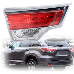 munirater 1-Pack Rear Left Tail Light Brake Lamp Replacement for 2014-2016 Toyota Highlander Driver Side Inner Liftgate Mounted