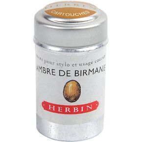 J. Herbin Fountain Pen Ink - 30 ml Bottled - Ambre de Birmanie