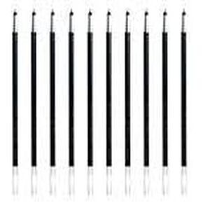 Pilot BVRF-8F-B Refills for Ballpoint Pen, 0.7mm, Black Ink, Value Set of 10