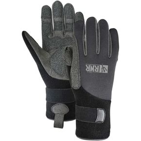 Mako Gloves - Ideal for Water Rescue and Paddling Applications - 2 mm Neoprene Offers Warmth - Elastic Wristband with Hook Velcro Ensures a Secure Fit