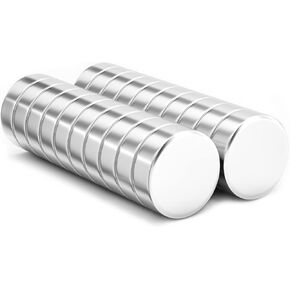 Realth N52 Magnets Disc Neodymium Permanent Powerful Rare Earth Magnetics for Research Industrial Purposes Educational 12 Pack (MCN52) in Kuwait