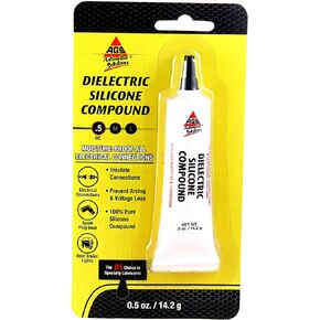 AGS Company Dielectric Silicone Grease, Tube, .5 oz Tube, Automotive Electrical Lubricant, Grease Tube, Dielectrical Grease, Stop Electrical Faults & Failures, Rust-Free Connections