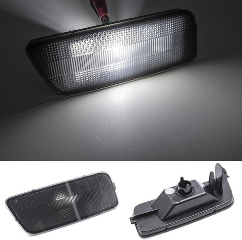 NSLUMO White Front Bumper Led Side Marker Lights for Golf MK6 GTI Smoked Lens Side Lights Replace OEM Sidemarker Lamps in Saudi Arabia