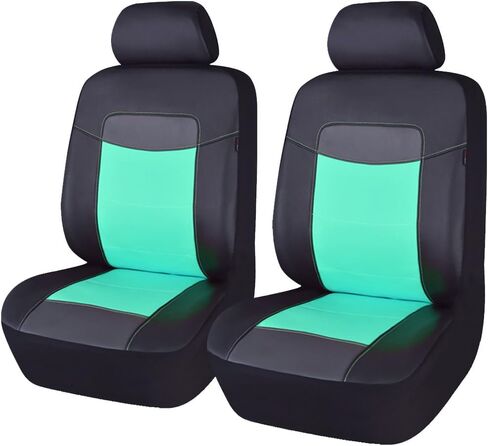 Flying Banner Car Seat Covers Full Set Front Seats and Rear Faux Leather Cover Waterproof Bench Black in Saudi Arabia
