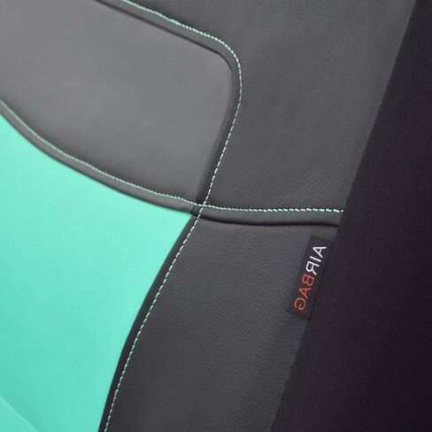 Flying Banner Car Seat Covers Full Set Front Seats and Rear Faux Leather Cover Waterproof Bench Black in Saudi Arabia