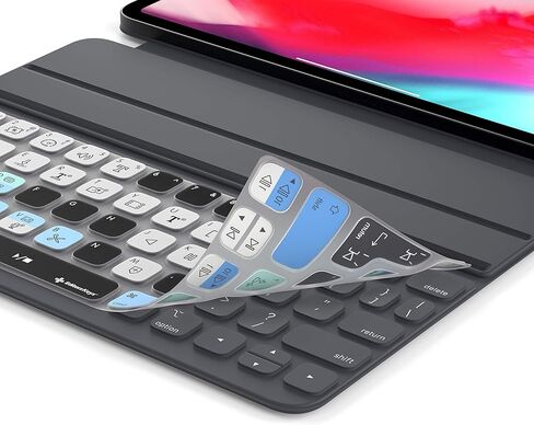Editors Keys LumaFusion Keyboard Cover for iPad Pro 11" Smart Keyboard | USA Version Fits 9.7", 10.5" and 11" | Does not Fit Magic Keyboard in Kuwait