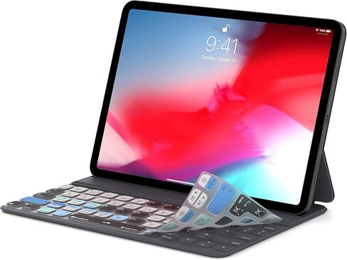 Editors Keys LumaFusion Keyboard Cover for iPad Pro 11" Smart Keyboard | USA Version Fits 9.7", 10.5" and 11" | Does not Fit Magic Keyboard in Kuwait