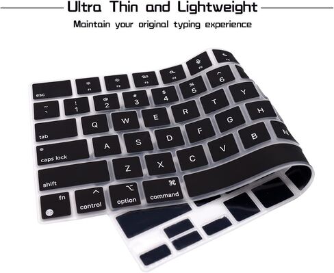 غطاء لوحة المفاتيح السيليكون لجهاز MacBook 2021 Newest Pro 14 بوصة M1 Pro/Max Chip A2442 & 2021 Pro 16 بوصة M1 Pro/Max Chip A2485 غطاء لوحة المفاتيح الواقي للبشرة - أخضر متدرج in Kuwait