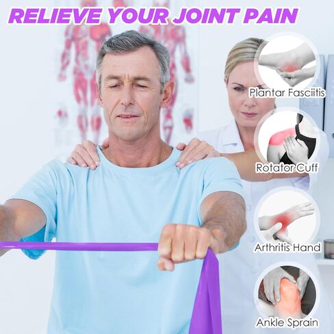 3 قطع من أربطة المقاومة المقاومة مجموعة 5.9 قدم أربطة تدريب طويلة جدًا وأربطة علاج طبيعي وأربطة مرنة للمنزل وصالة الألعاب الرياضية ورفع الأثقال وتدريبات القوة واليوجا والبيلاتس in Kuwait