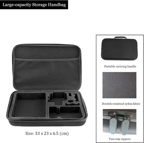 Camera Accessories Bag for Action Camera, Carrying Case Compatible with Gopro, Portable Protective Case for Gopro Hero13 12 11 10 9 8 7 6 5 4 3 2(Small) in Saudi Arabia
