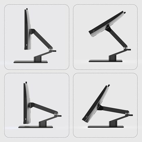 All-in-One Desktop Computer 23.8 inches Core i7-4810MQ ISP FHD Touch Screen All-in-One PC 8GB RAM 512GB SSD Pop-up Camera Dual Band WiFi Blutooth 4.2 Type-C -3 to 60 °Adjusted Screen in Kuwait