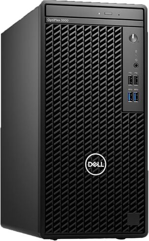 الكمبيوتر المكتبي للأعمال طراز Optiplex 3000 Tower من Dell | معالج انتل كور i5-12500 من الجيل الثاني عشر | 16 جيجا رام | ٢٥٦ جيجابايت إس إس دي + ١ تيرابايت إتش دي دي | واي فاي | دي في دي آر دبليو | اتش دي ام اي | منفذ العرض (يدعم 4K) | ويندوز 11 برو in Saudi Arabia