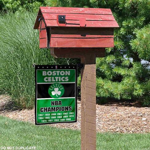Boston Celtics 17 Time Champions Double Sided Garden Flag in Saudi Arabia
