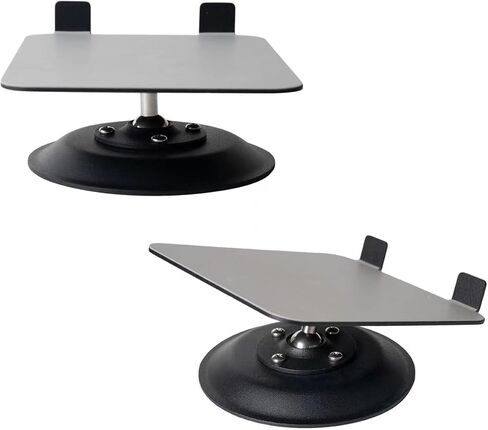 shinar Metal Desktop Speaker Stand Table Desk Stand Compatible with Sonos Era 300 Sonos Five Play:5 with Adjustable Tilt and Swivel Table Mount Holder Accessories for Small Speakers Supports 30 lb in Saudi Arabia