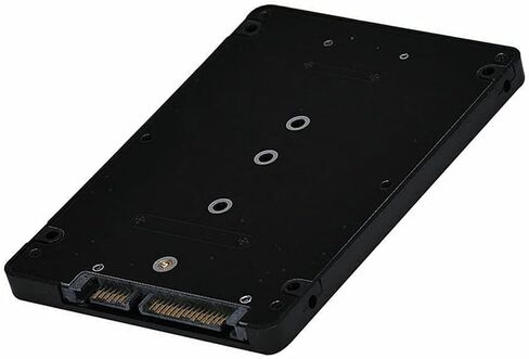 2Pcs M.2 SSD to 2.5 inch SATA Adapter M.2 (NGFF) SSD to SATA III Hard Drive Enclosure B-Key SATA Converter to SATA 3.0 Card Support 2230 2242 2260 2280 in Saudi Arabia