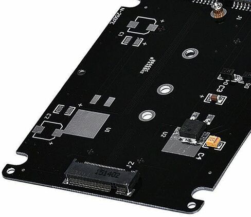 2Pcs M.2 SSD to 2.5 inch SATA Adapter M.2 (NGFF) SSD to SATA III Hard Drive Enclosure B-Key SATA Converter to SATA 3.0 Card Support 2230 2242 2260 2280 in Saudi Arabia