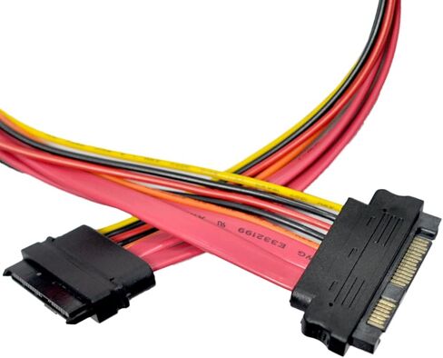 SAS 29PIN SFF-8482 ذكر إلى أنثى كابل تمديد كابل القرص الصلب in Kuwait
