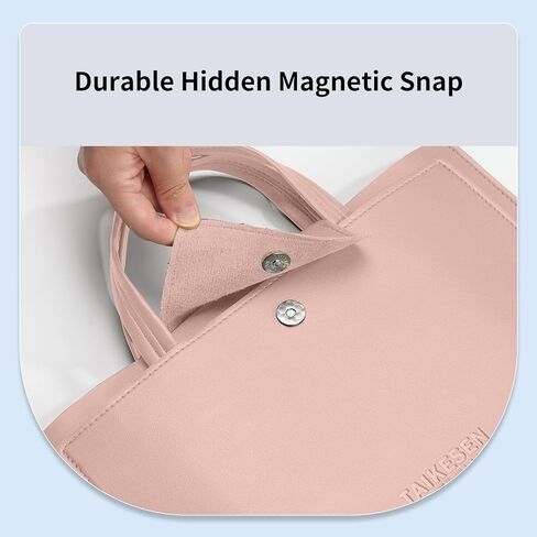 حافظة كمبيوتر محمول متوافقة مع جهاز Macbook Pro/Max M2/M1 A2779 A2442 الجديد مقاس 14 بوصة، Air 13.6 بوصة، Surface 5/4/3، 14 بوصة Dell ASUS Acer Chromebook/HP Stream/IdeaPad، حقيبة PU مع حقيبة صغيرة، أخضر in Kuwait