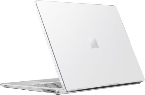 حافظة كريستال kwmobile متوافقة مع كمبيوتر Microsoft Surface Laptop 5/4 /3 13.5 بوصة (1868/1951) - غطاء كمبيوتر محمول أنيق خفيف الوزن - شفاف in Saudi Arabia
