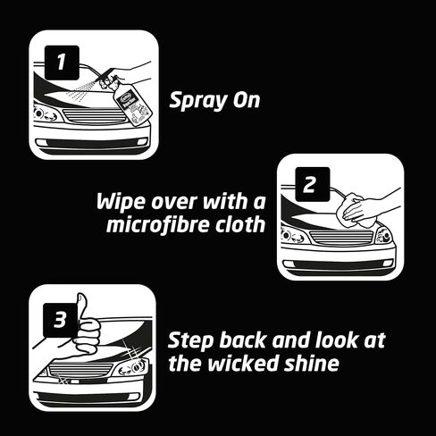 Demon 7 Piece Car Care Gift Pack. Includes Demon Shine, Wheels, Foam, Tyres & More in Saudi Arabia