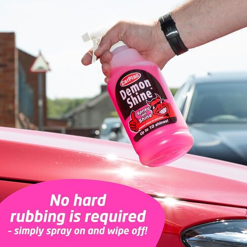 Demon 7 Piece Car Care Gift Pack. Includes Demon Shine, Wheels, Foam, Tyres & More in Saudi Arabia
