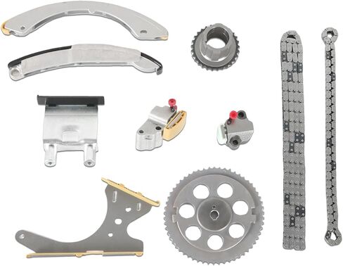 Engine Timing Chain Kit 9-0195SC TK10428D Fits for 2002-2008 Rainier, 2004-2007 Colorado,2004-2006 Trailblazer,2002-2007 Canyon, 2004-2006 Envoy Aftermarket Part in Saudi Arabia