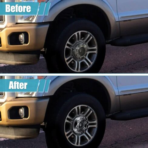 X AUTOHAUX Front 10 Lug Chrome Wheel Center Hub Cap Cover for Ford F450 F550 Super Duty 2005-2017 Wheel Hubcap Wheel Center Cap 5C3Z1130NA in Saudi Arabia
